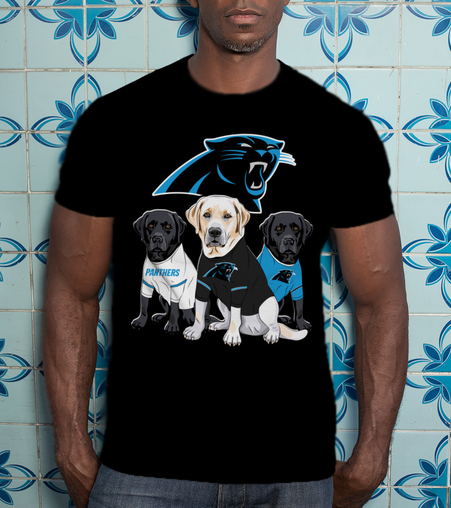 Panthers Labrador Retriever Dogs T-Shirt