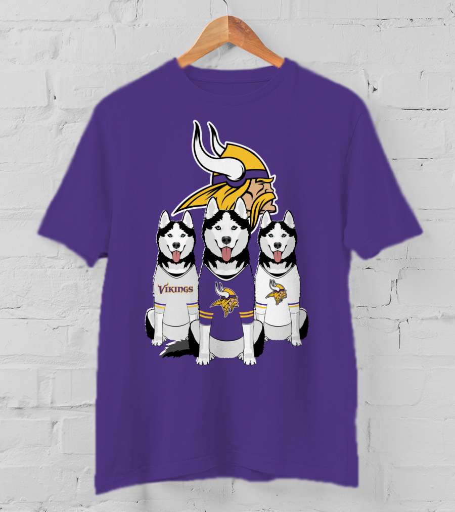 Minnesota Vikings Husky Trio T-Shirt