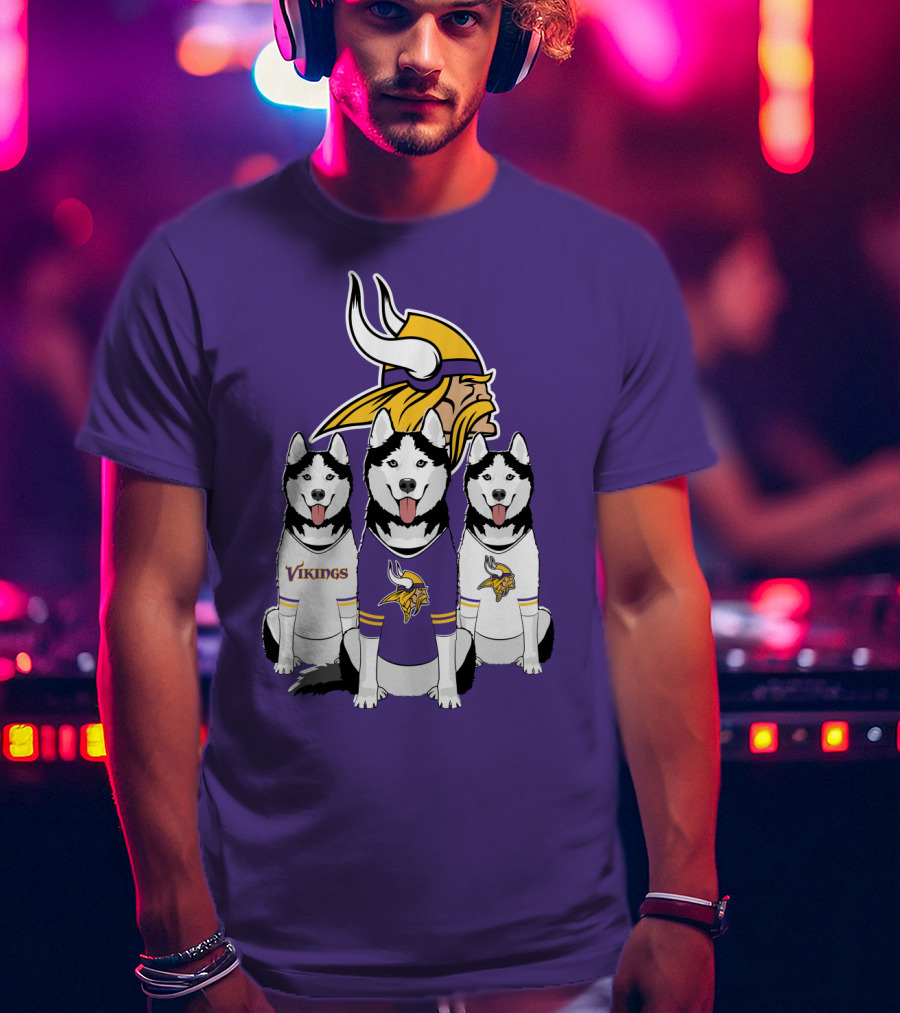 Minnesota Vikings Husky Trio T-Shirt