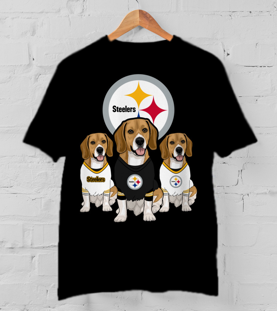 Steelers Beagle Trio T-Shirt