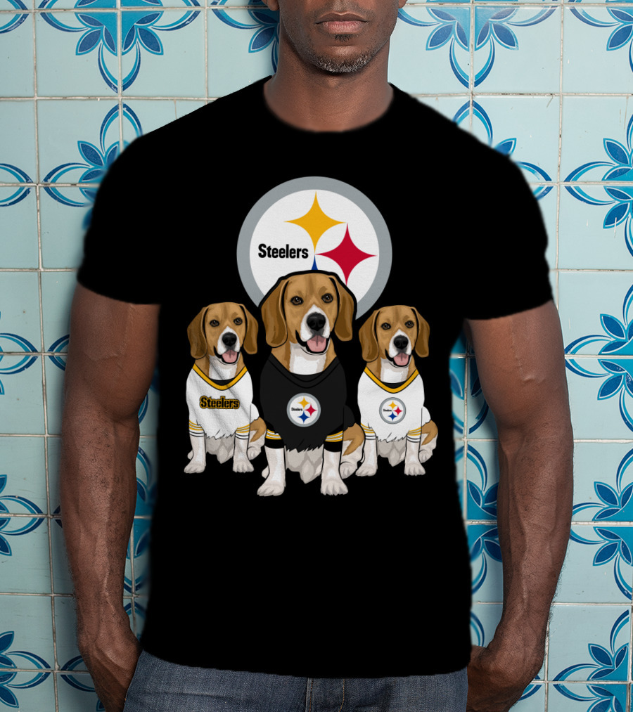 Steelers Beagle Trio T-Shirt