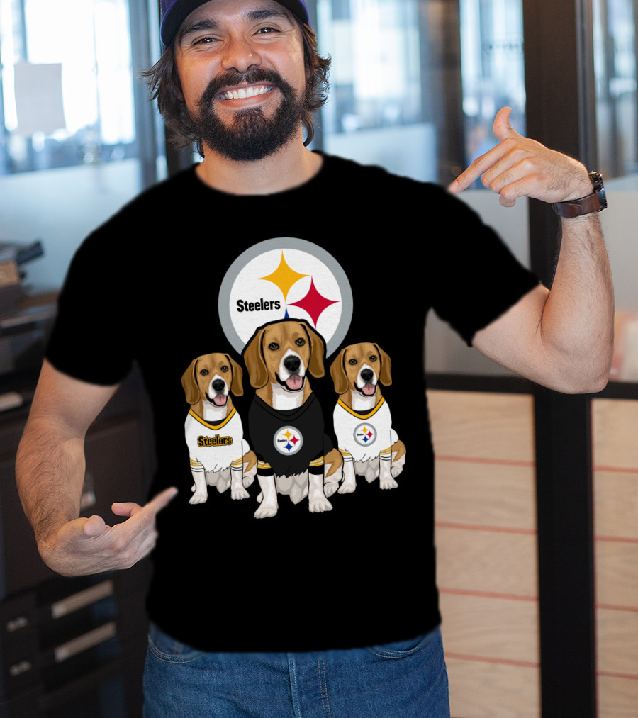 Steelers Beagle Trio T-Shirt