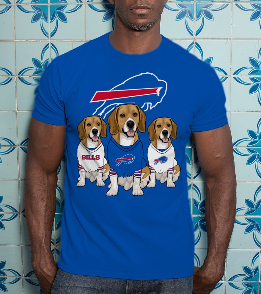 Buffalo Bills Beagle Trio T-Shirt