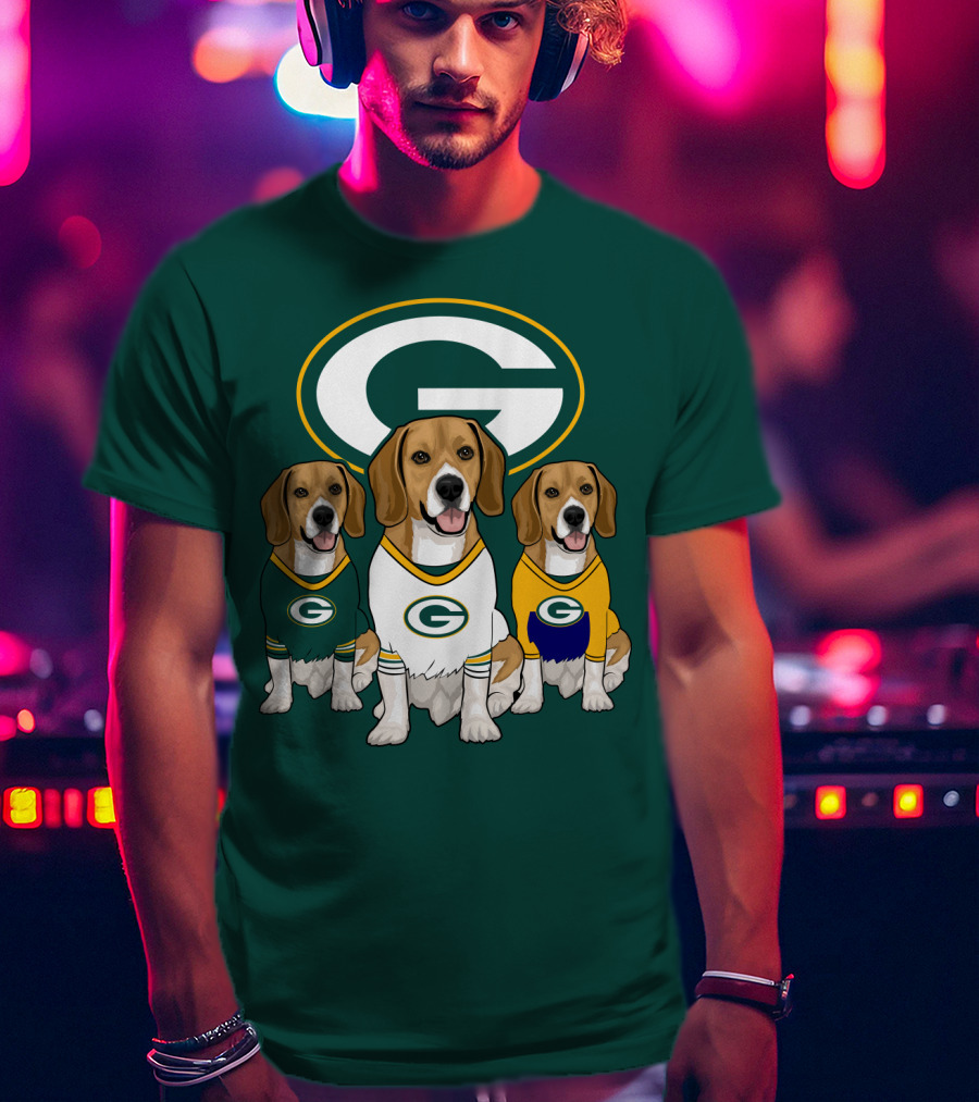 Packers Beagle Dog T-Shirt