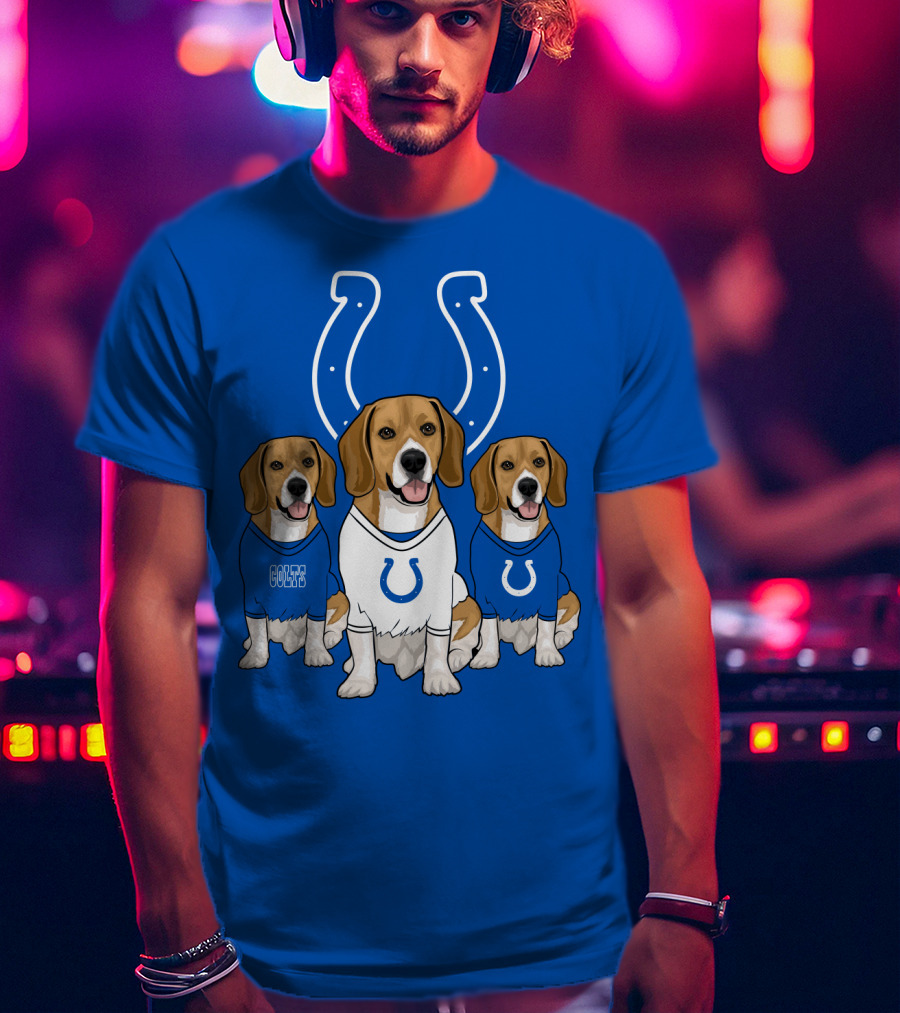 Indianapolis Colts Beagle Trio T-Shirt