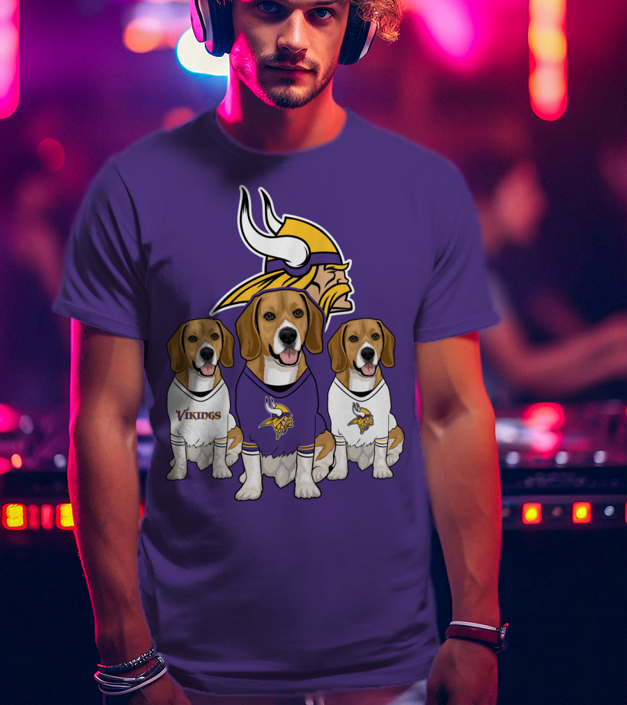 Vikings Beagle Trio T-Shirt