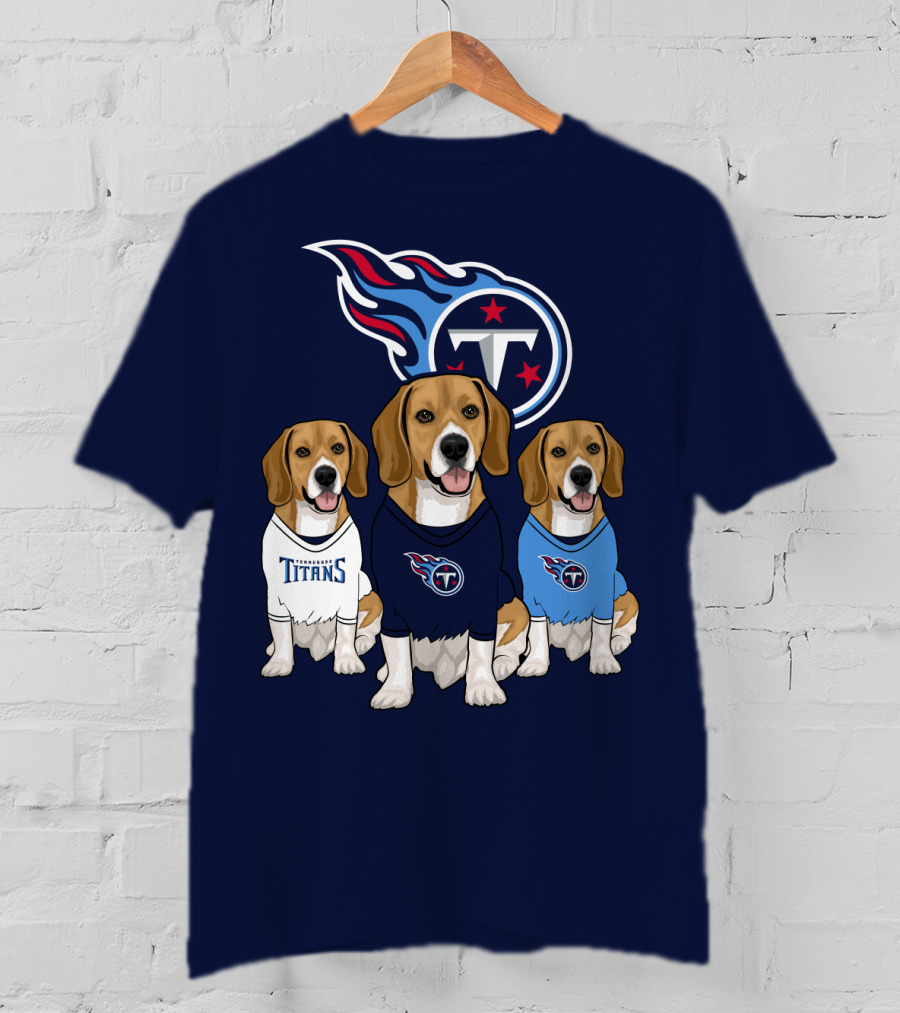 Tennessee Titans Beagle Fan T-Shirt