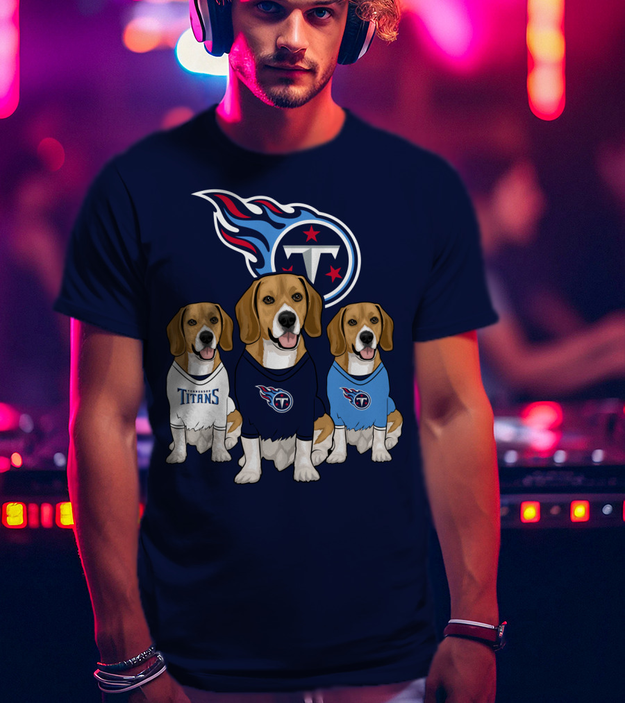 Tennessee Titans Beagle Fan T-Shirt