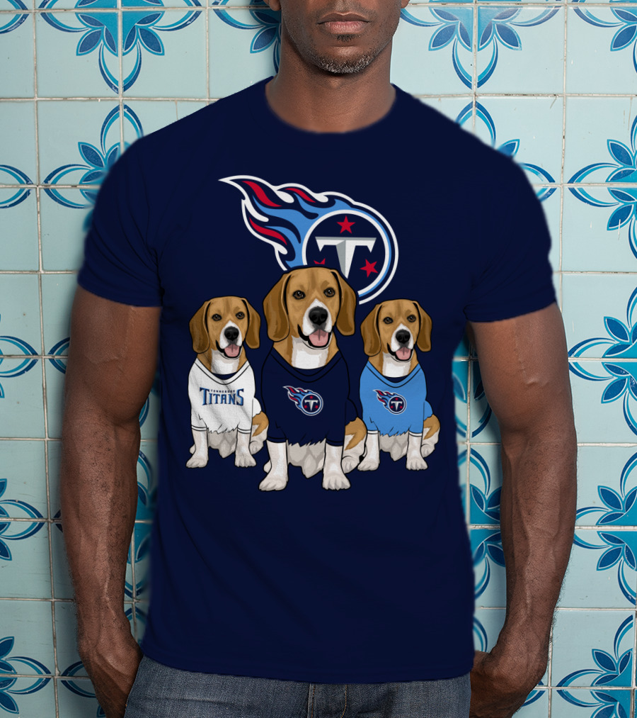 Tennessee Titans Beagle Fan T-Shirt