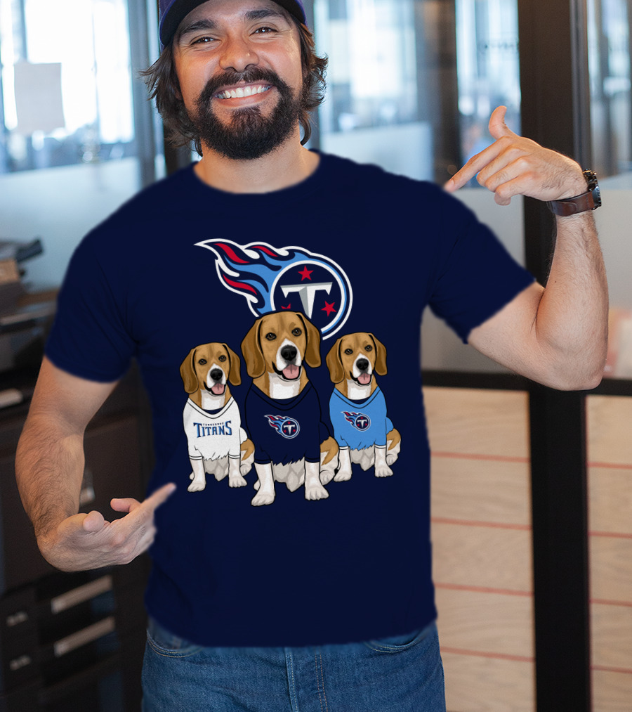 Tennessee Titans Beagle Fan T-Shirt
