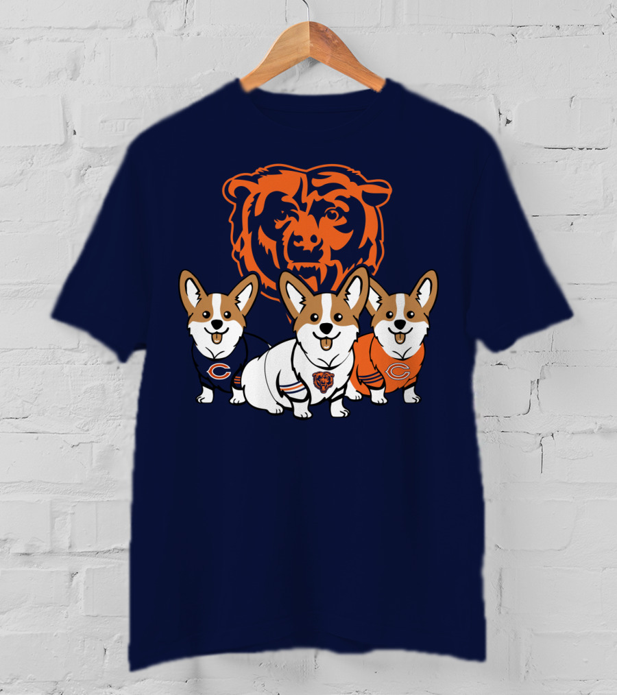 Chicago Bears Corgi T-Shirt