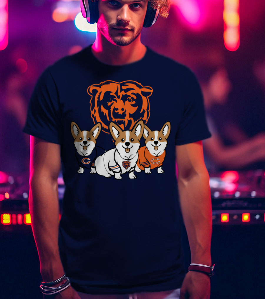 Chicago Bears Corgi T-Shirt