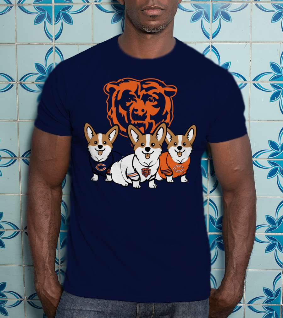 Chicago Bears Corgi T-Shirt