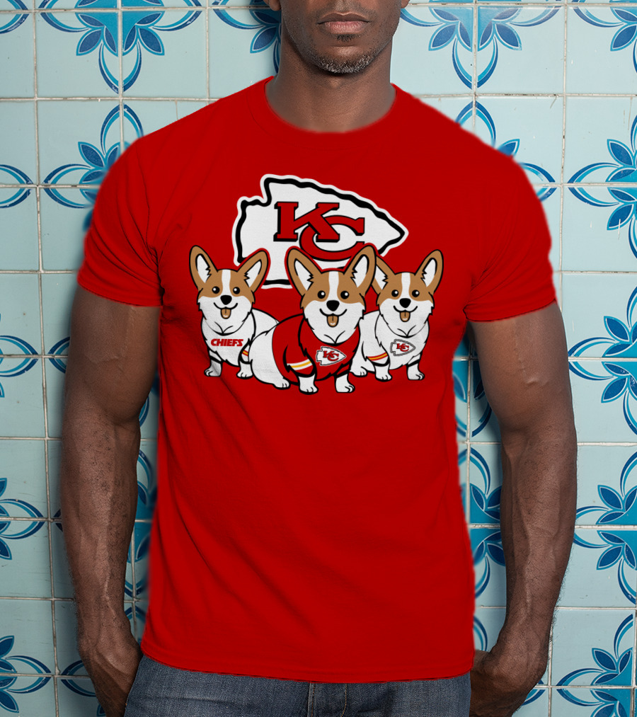 Kansas City Chiefs Corgi T-Shirt