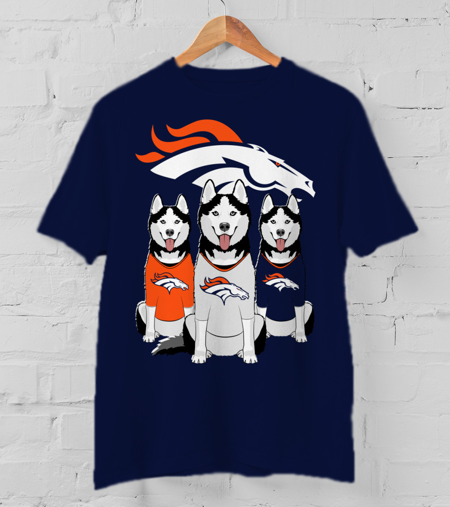Denver Broncos Husky Trio T-Shirt