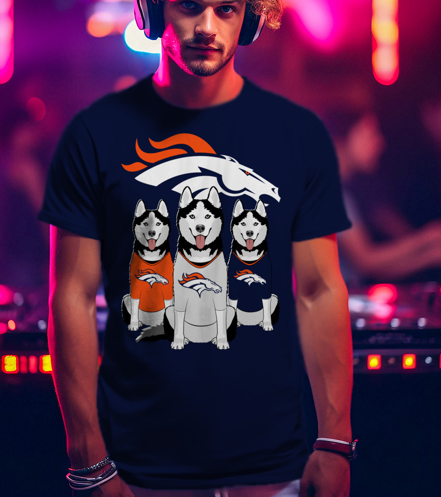 Denver Broncos Husky Trio T-Shirt
