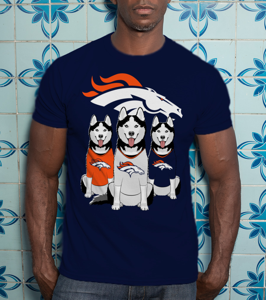 Denver Broncos Husky Trio T-Shirt