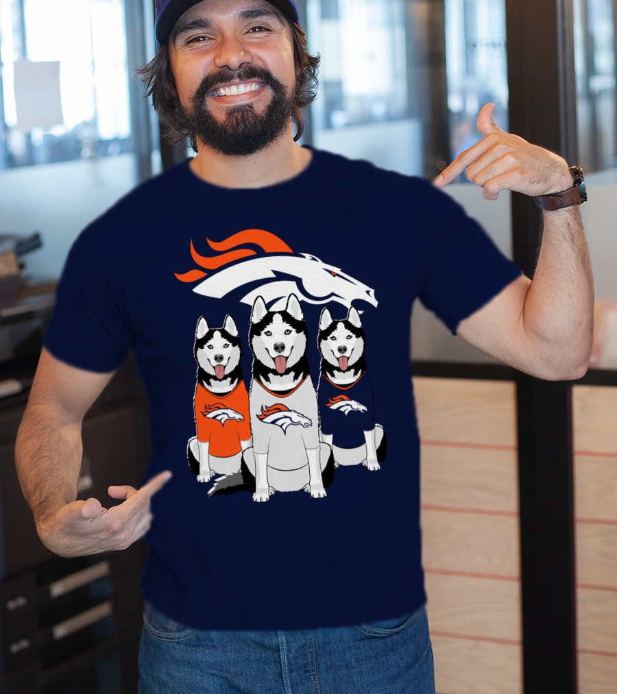 Denver Broncos Husky Trio T-Shirt