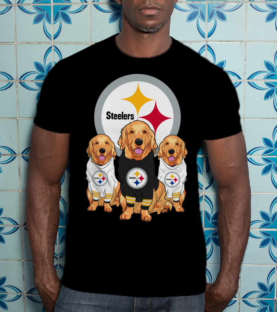 Steelers Golden Retrievers T-Shirt