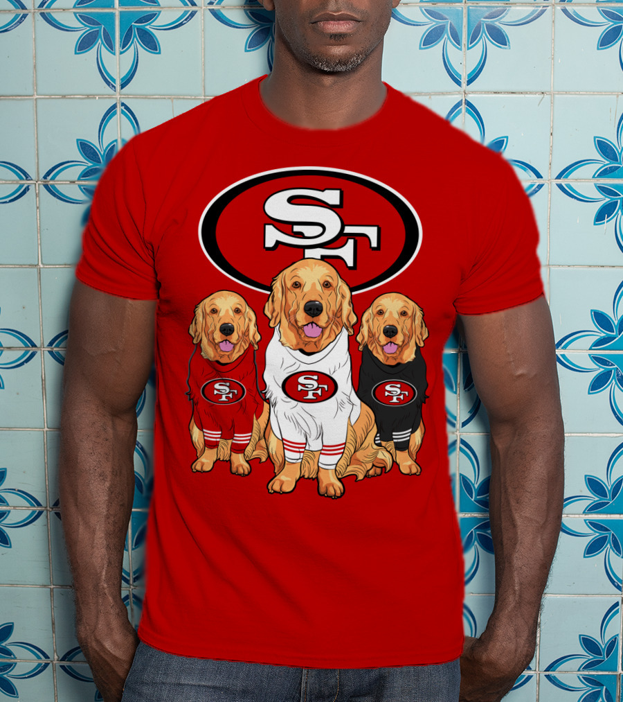 San Francisco 49ers Golden Retrievers T-Shirt
