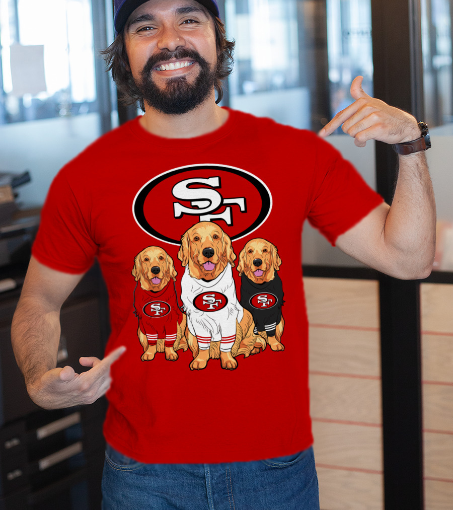 San Francisco 49ers Golden Retrievers T-Shirt