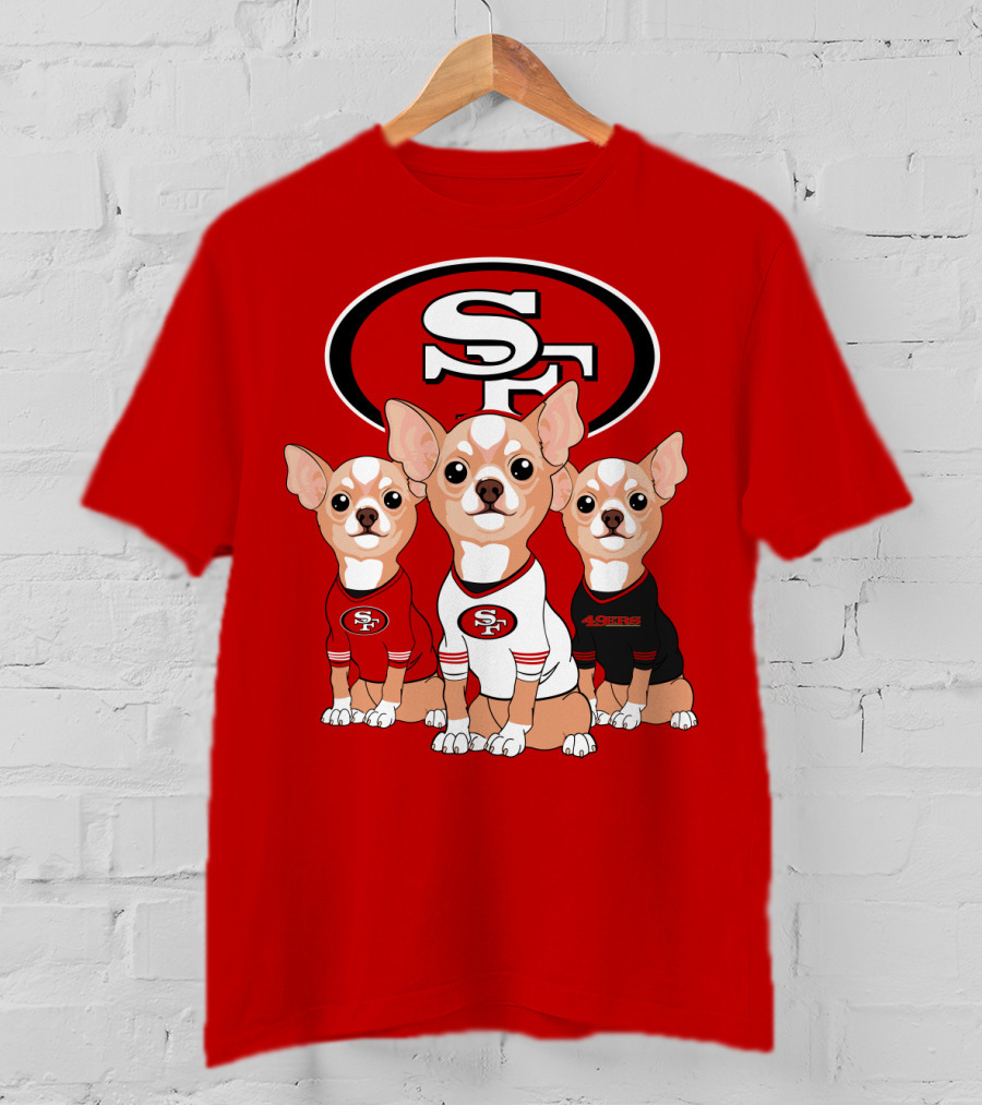 San Francisco 49ers Chihuahua T-Shirt