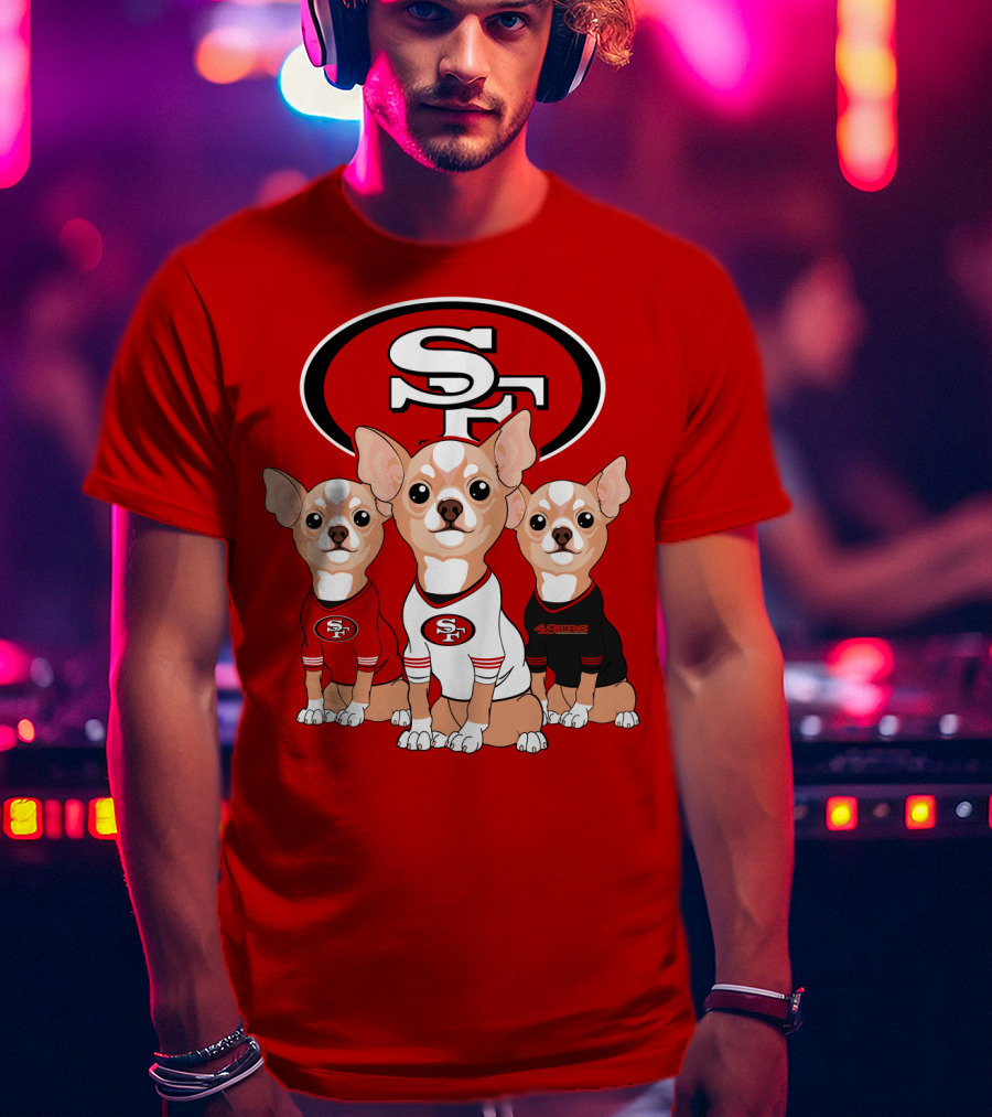 San Francisco 49ers Chihuahua T-Shirt
