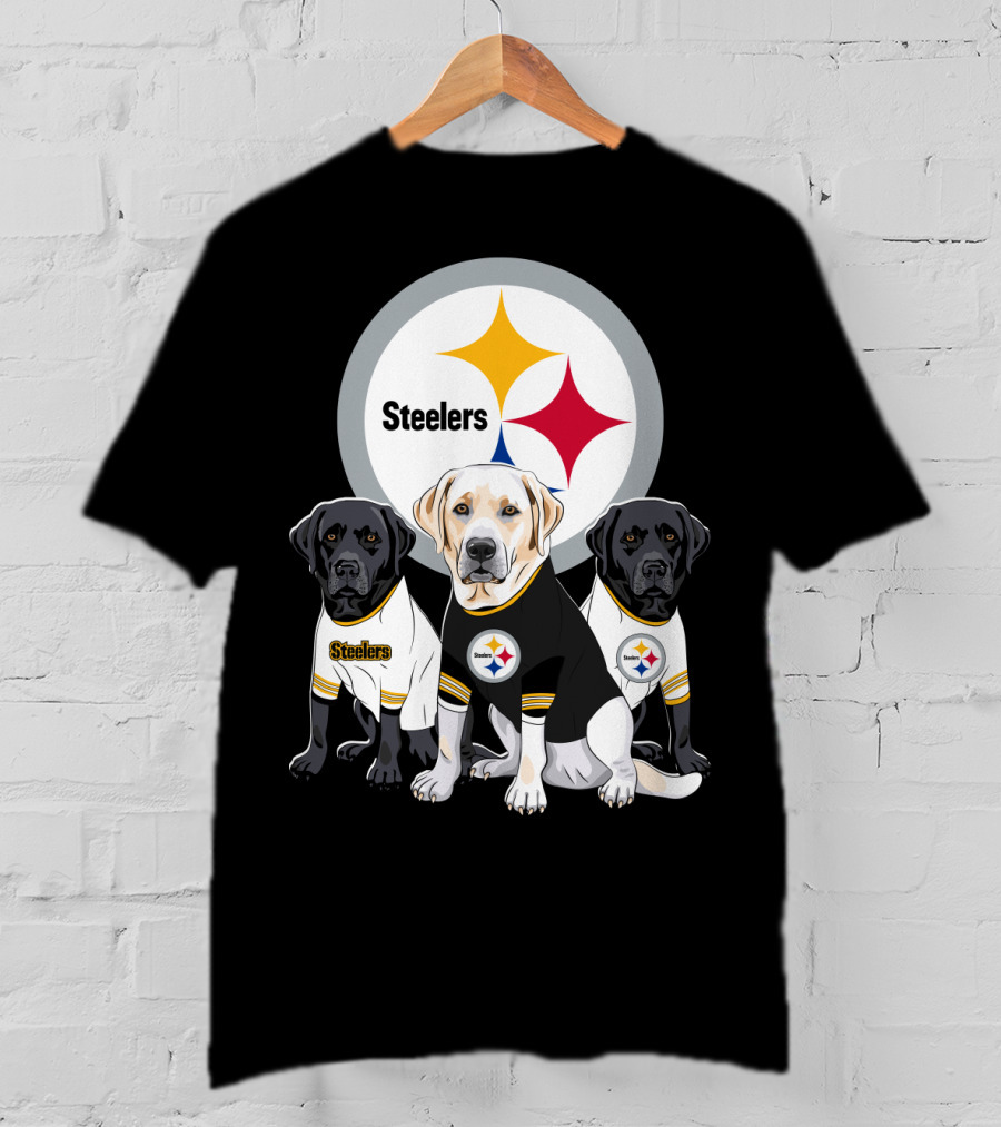 Steelers Labrador Trio T-Shirt