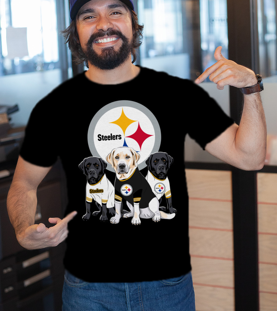 Steelers Labrador Trio T-Shirt