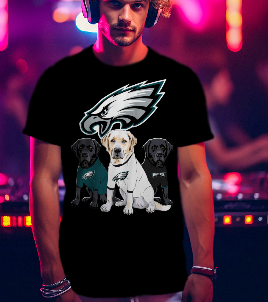 Eagles Labrador Trio T-Shirt
