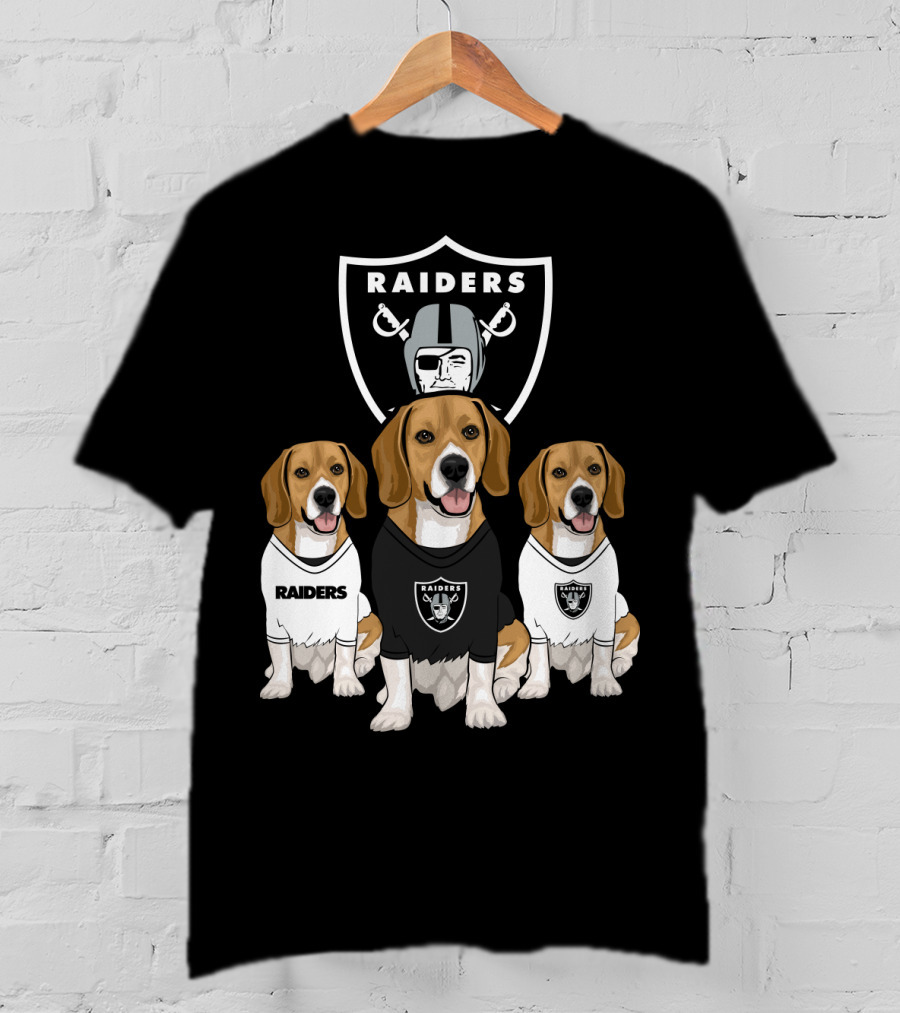 Las Vegas Raiders Beagles T-Shirt