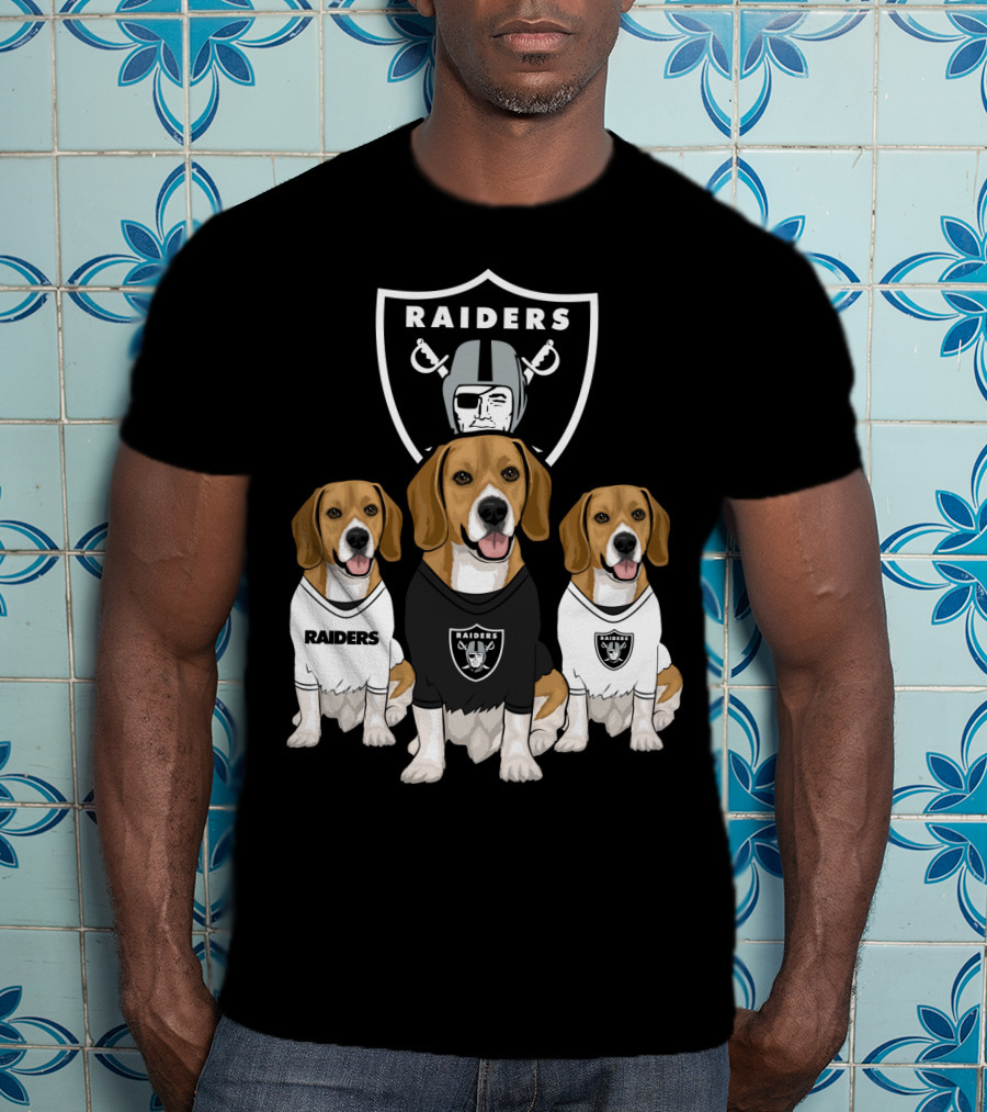 Las Vegas Raiders Beagles T-Shirt