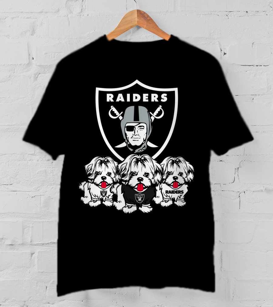 Raiders Shih Tzu T-Shirt