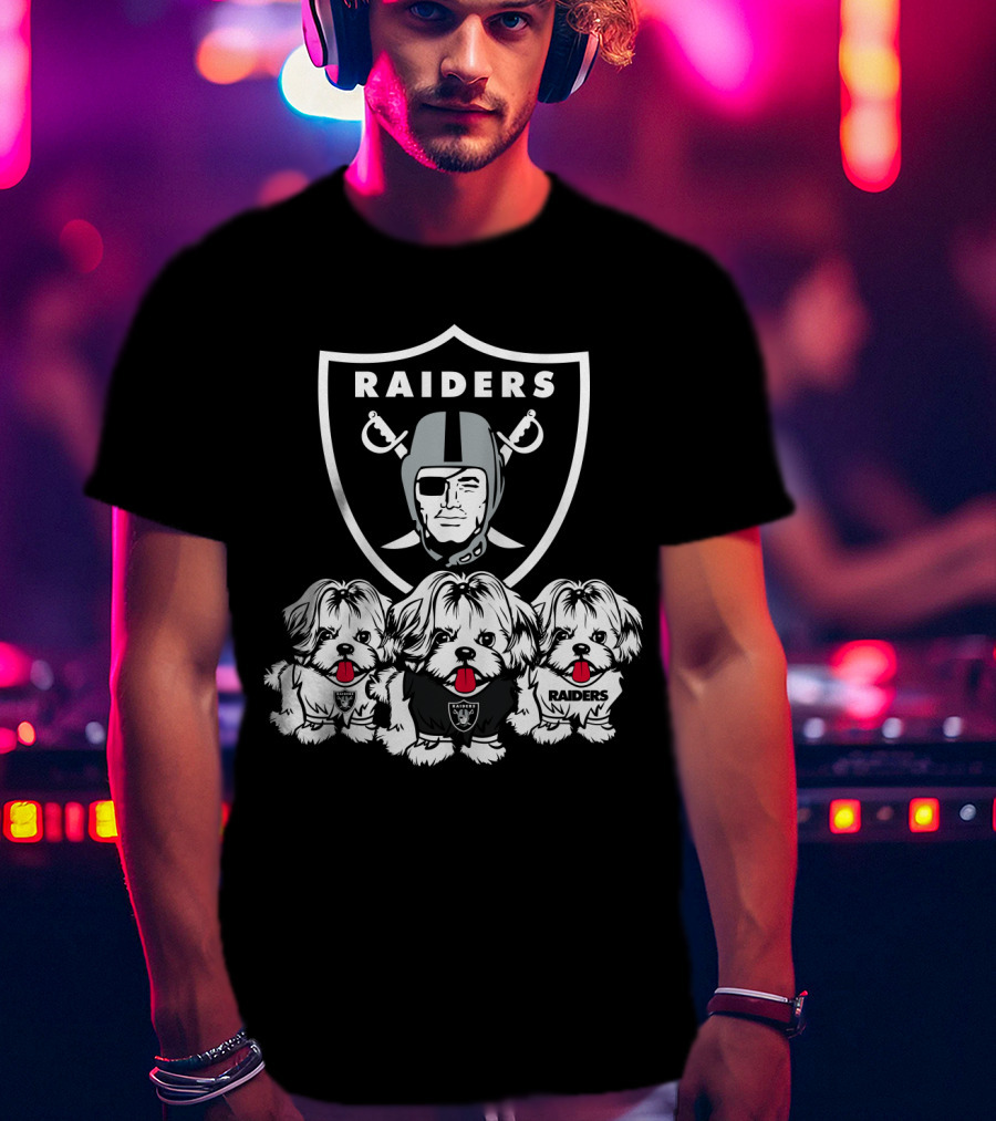 Raiders Shih Tzu T-Shirt