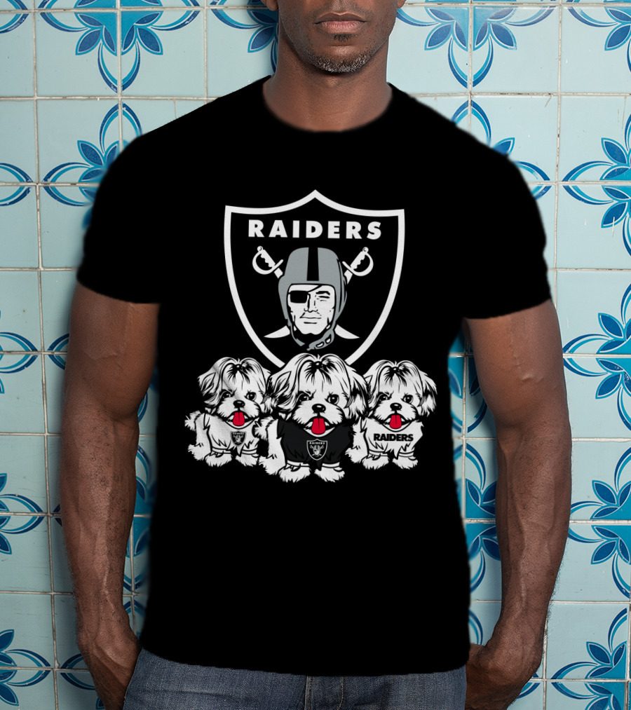 Raiders Shih Tzu T-Shirt