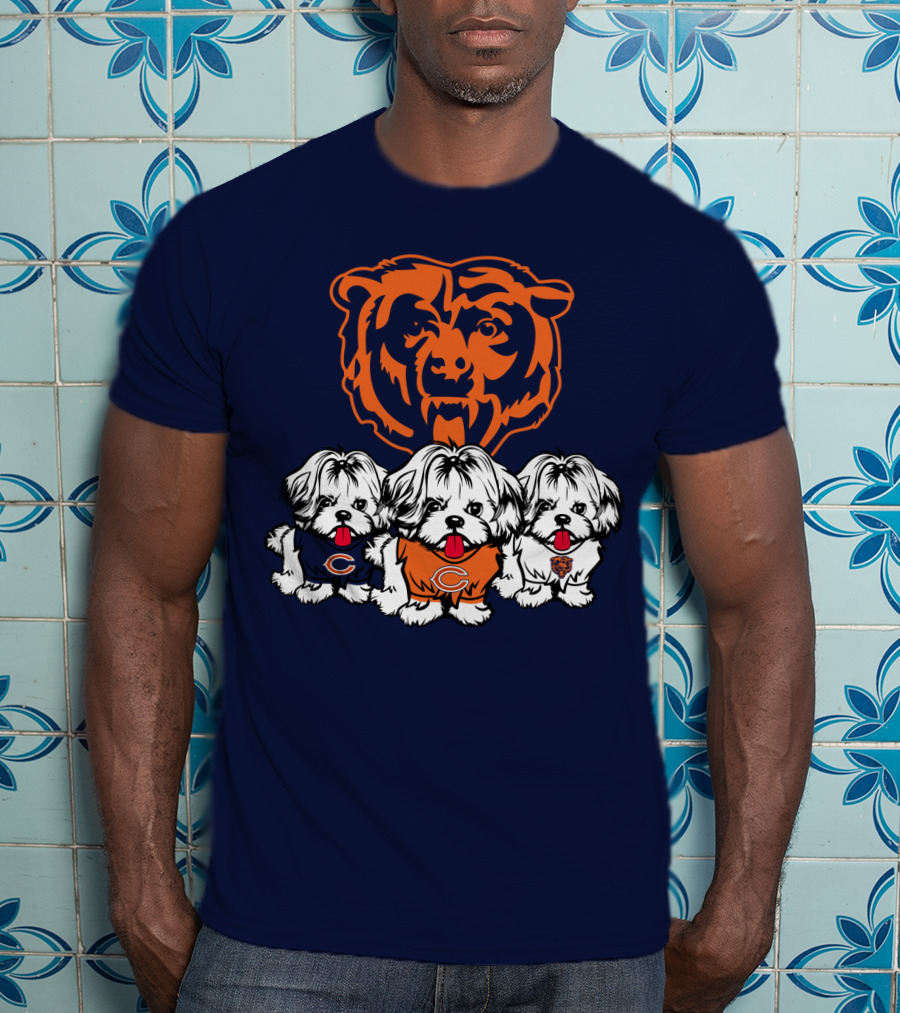 Chicago Bears Shih Tzu T-Shirt