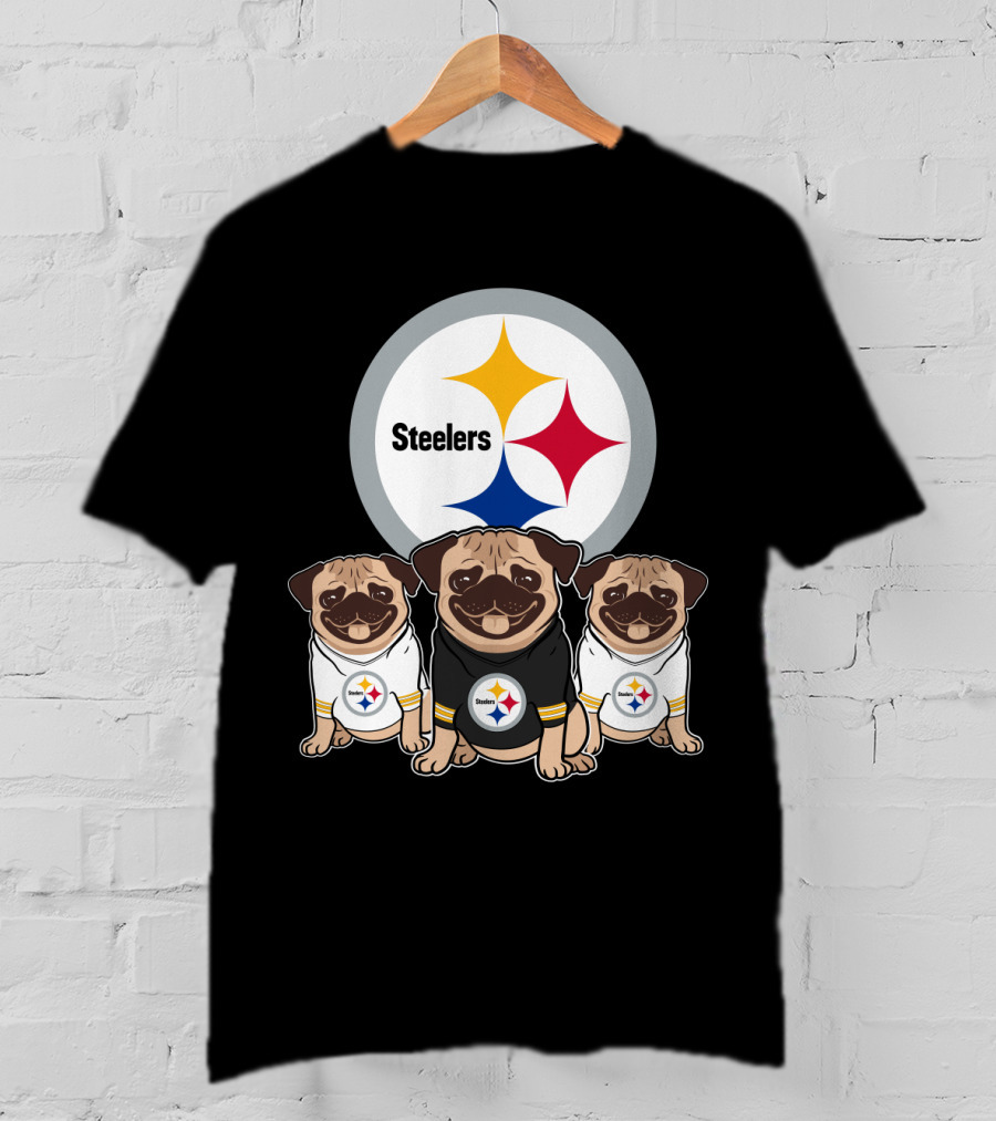 Steelers Pug T-Shirt
