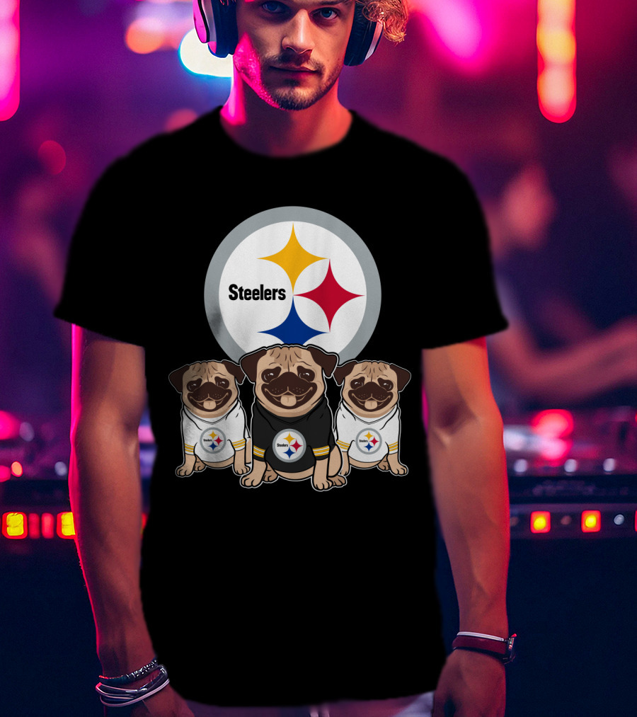 Steelers Pug T-Shirt