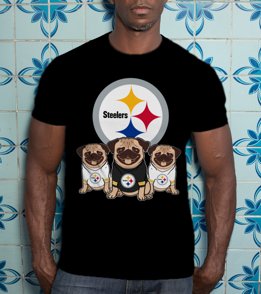 Steelers Pug T-Shirt
