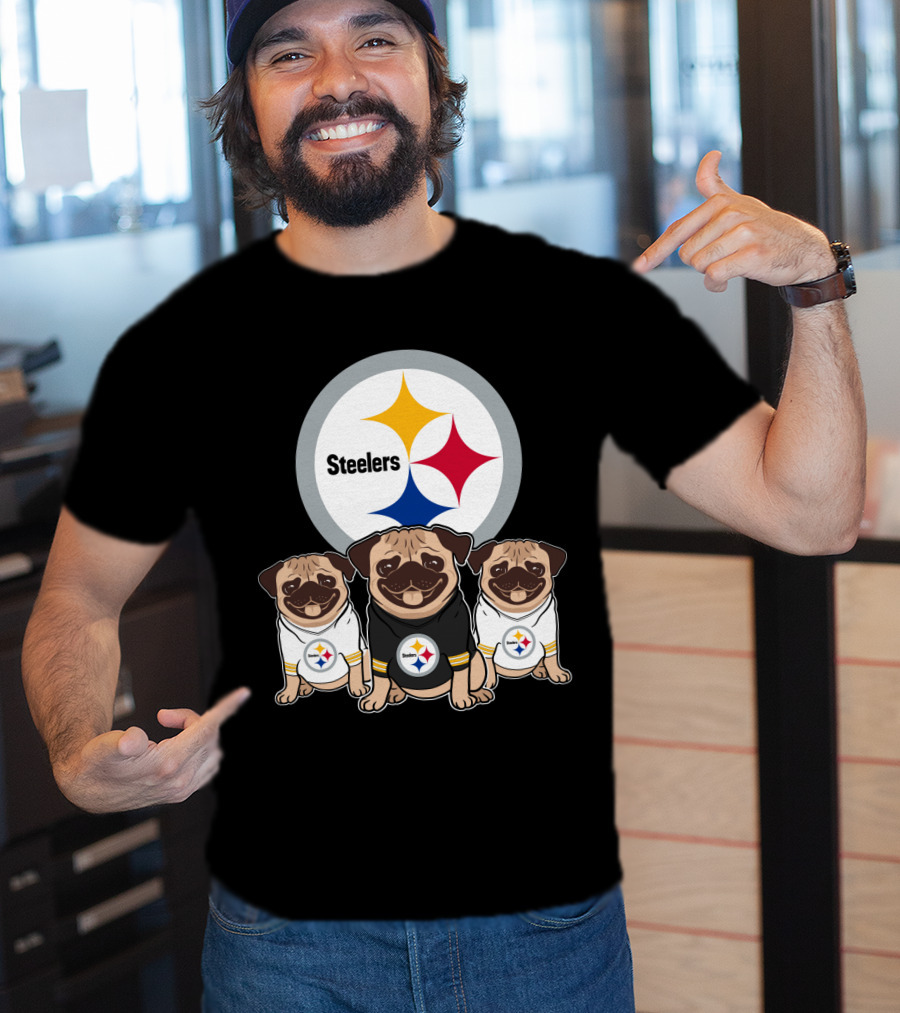 Steelers Pug T-Shirt