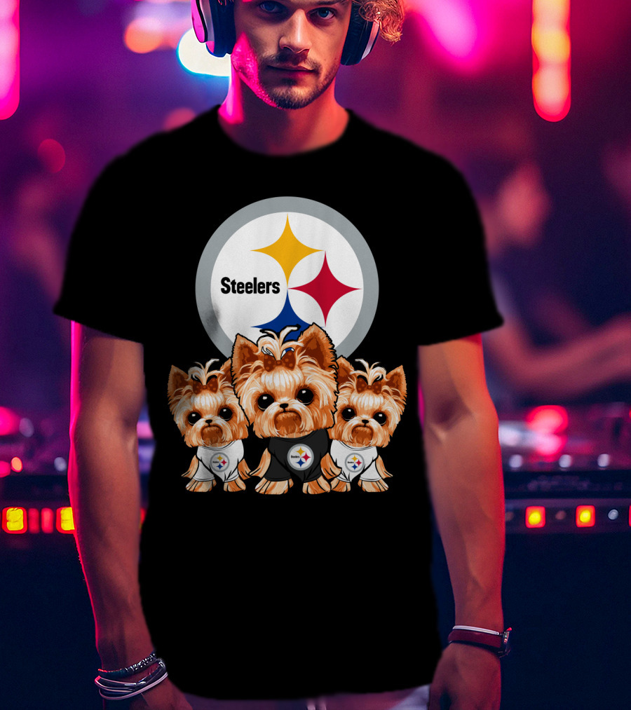 Steelers Yorkshire Terriers T-Shirt