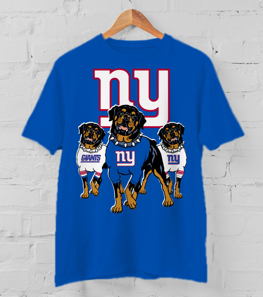 New York Giants Rottweiler T-Shirt