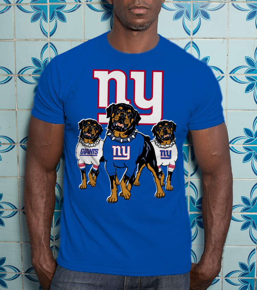 New York Giants Rottweiler T-Shirt