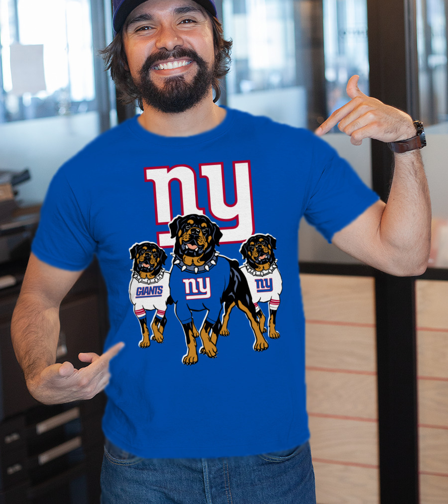 New York Giants Rottweiler T-Shirt