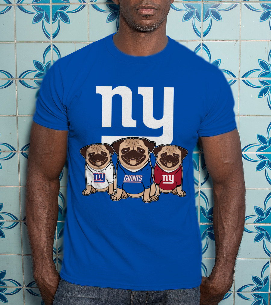 New York Giants Pug T-Shirt
