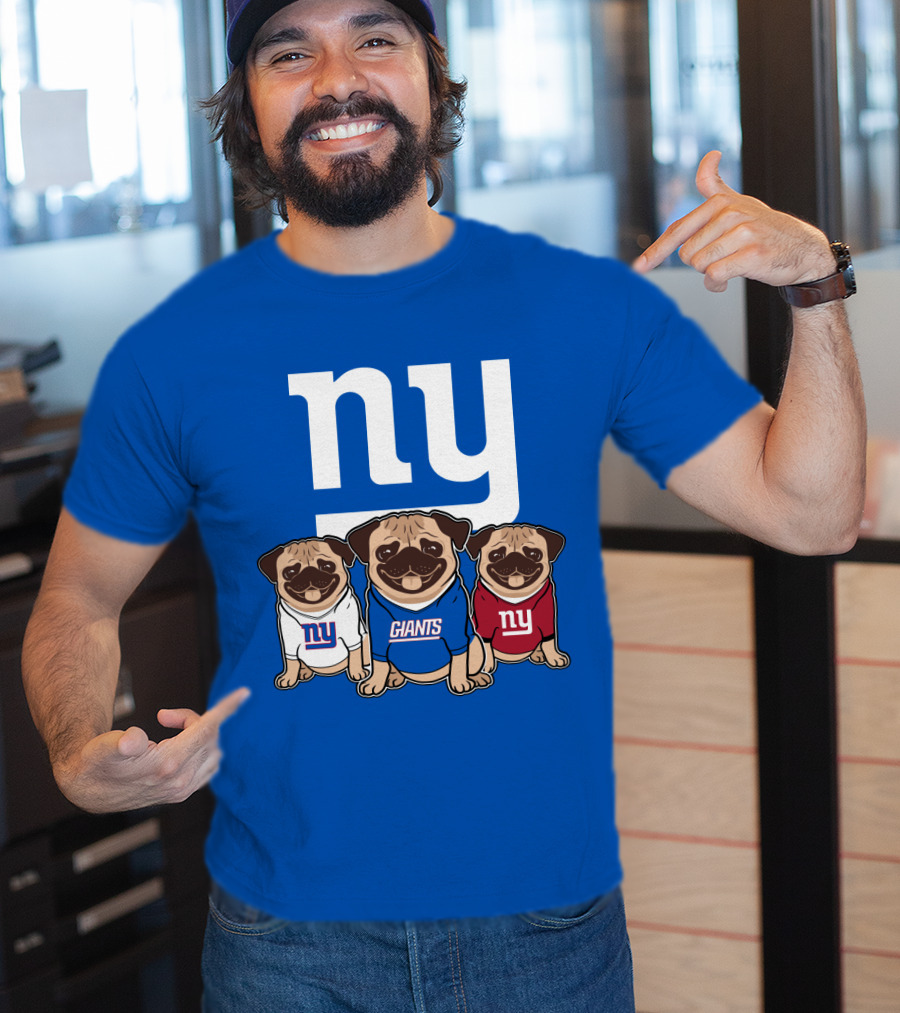 New York Giants Pug T-Shirt
