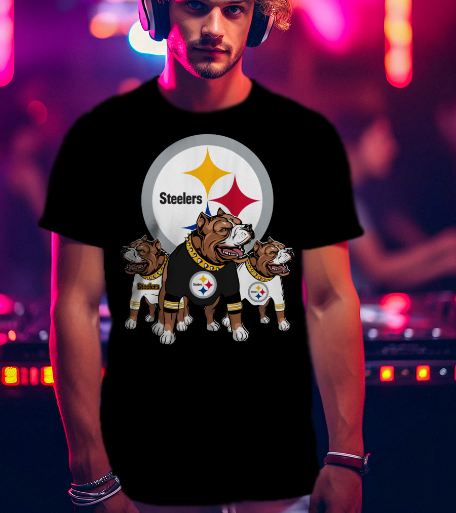 Steelers Bulldog Trio T-Shirt