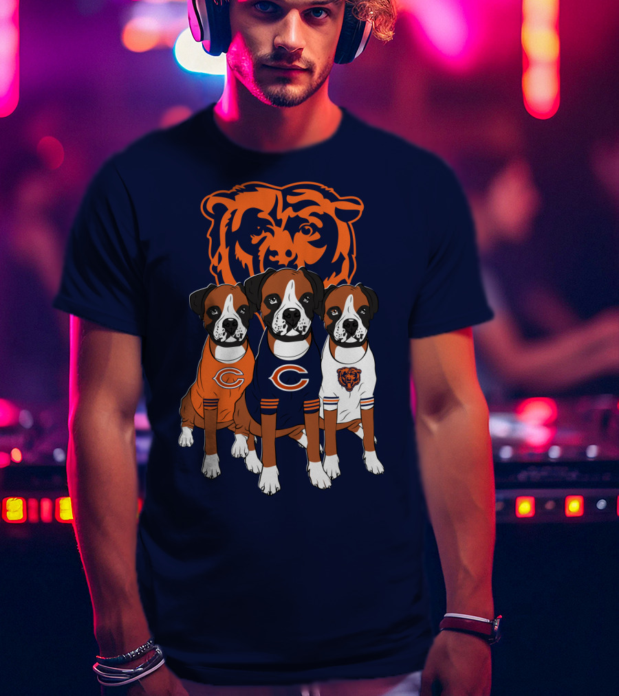 Chicago Bears Trio Boxer T-Shirt