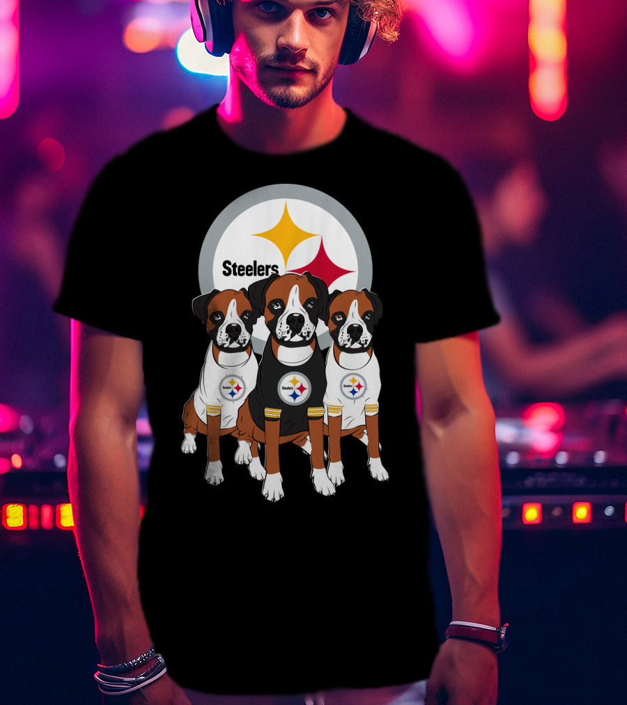 Steelers Boxer Trio T-Shirt