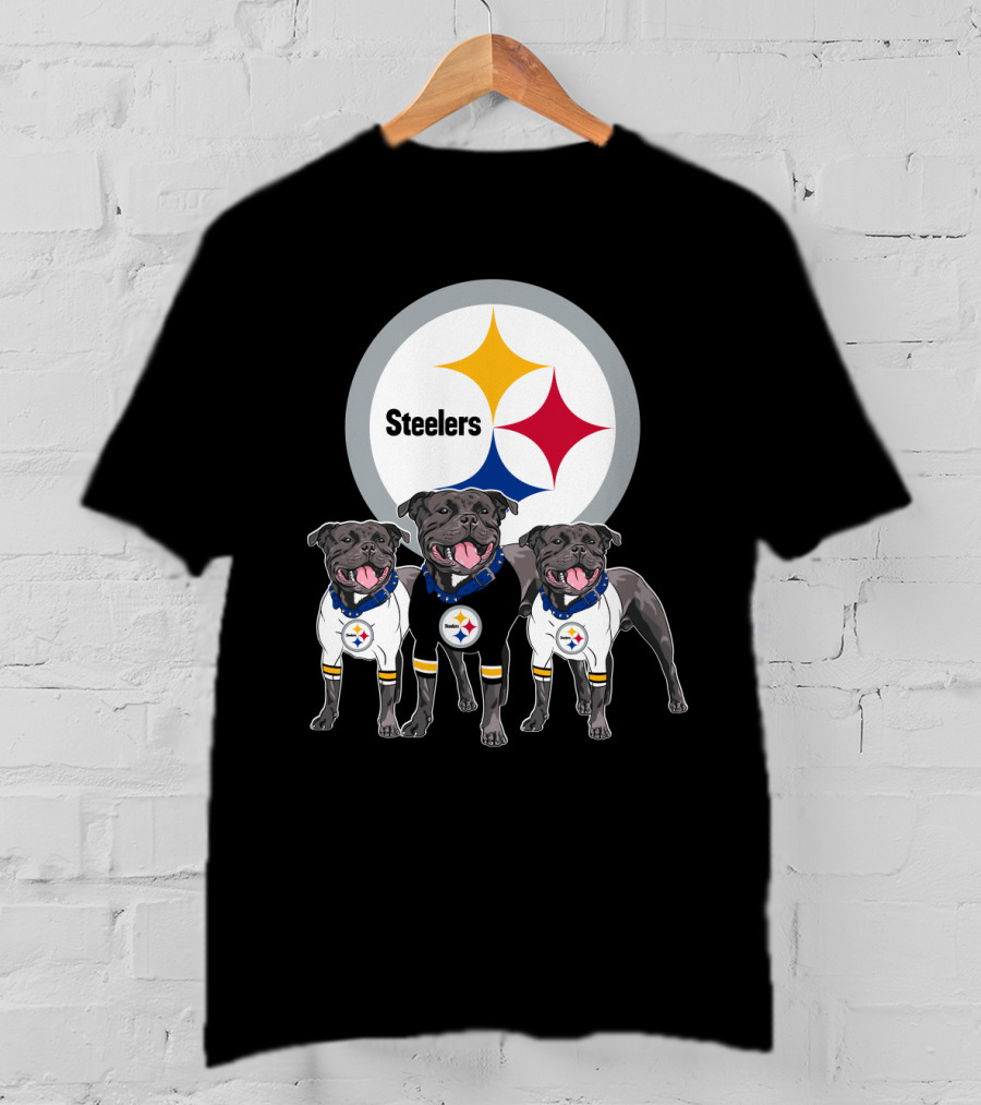 Steelers Pitbull Trio T-Shirt